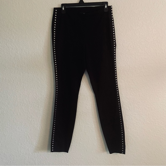 INC International Concepts Black Pull On Pants With Studs - Picture 5 of 7